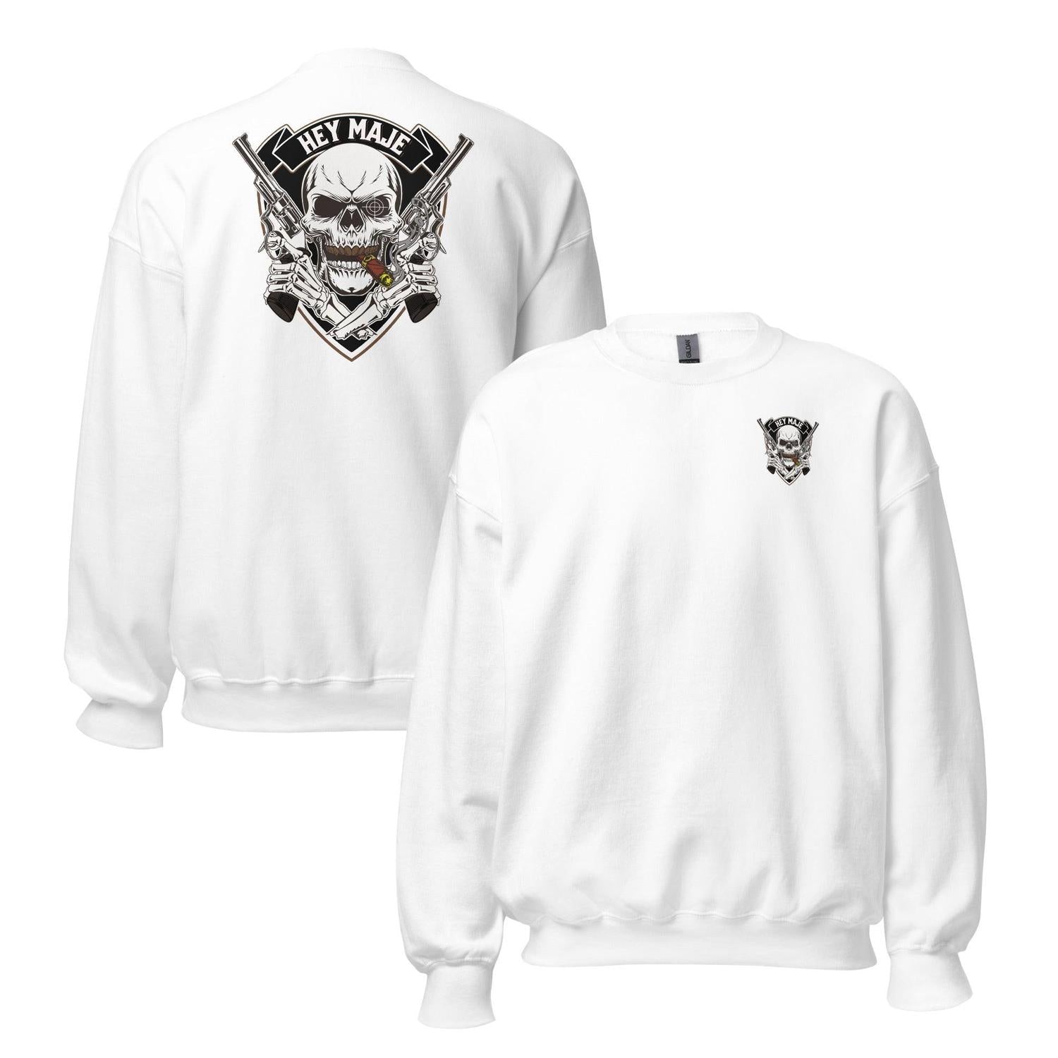 Hey Maje Skull Sweatshirt