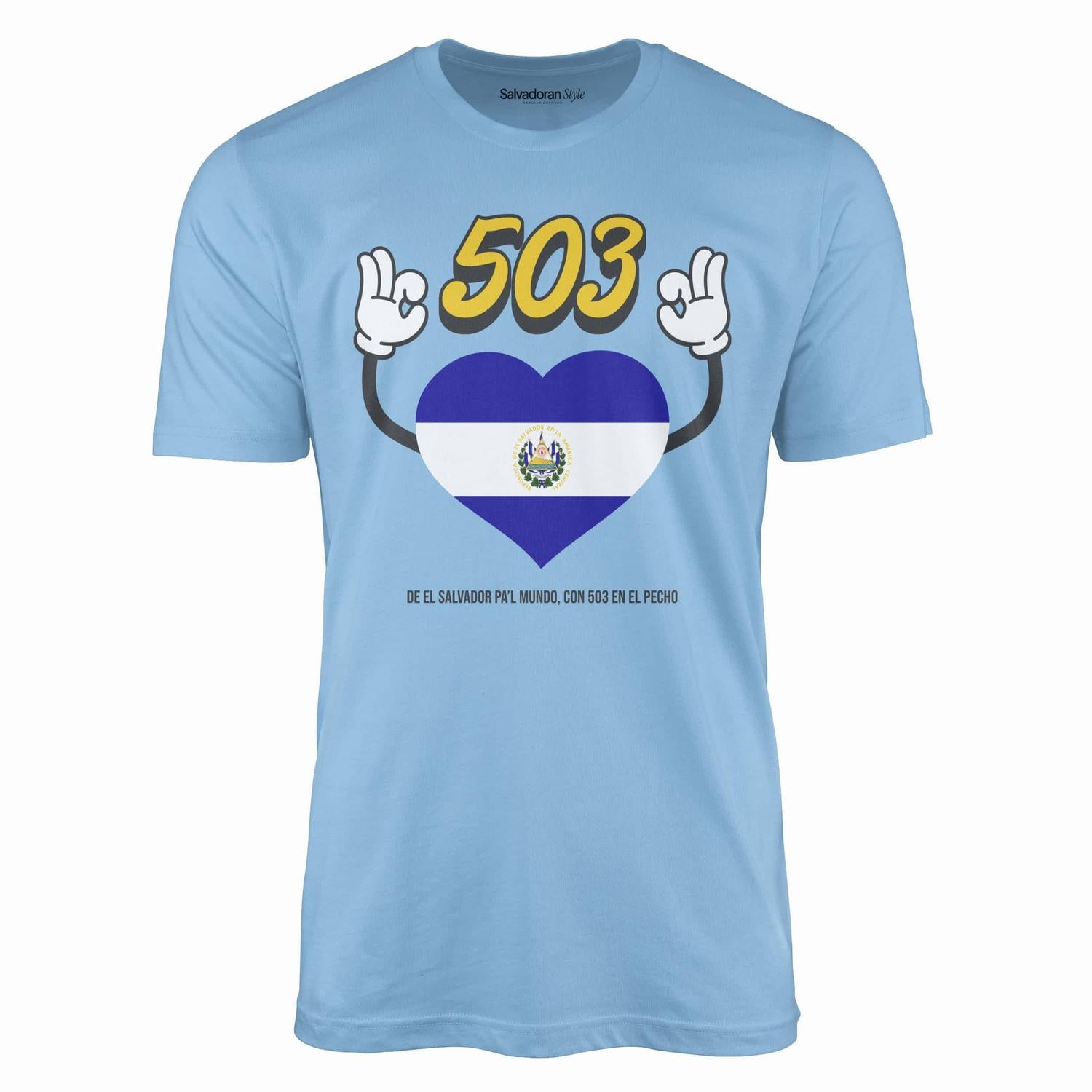 503 El Salvador Heart T-Shirt