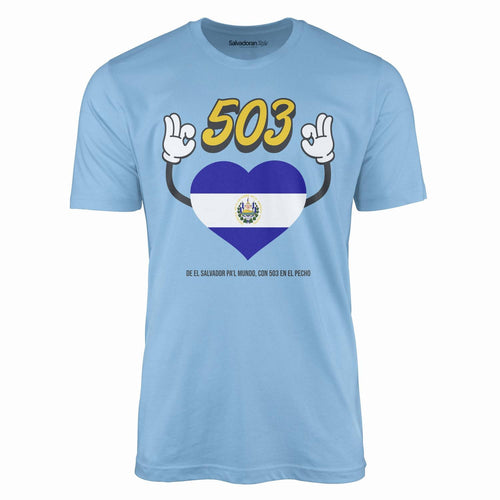 503 El Salvador Heart T-Shirt