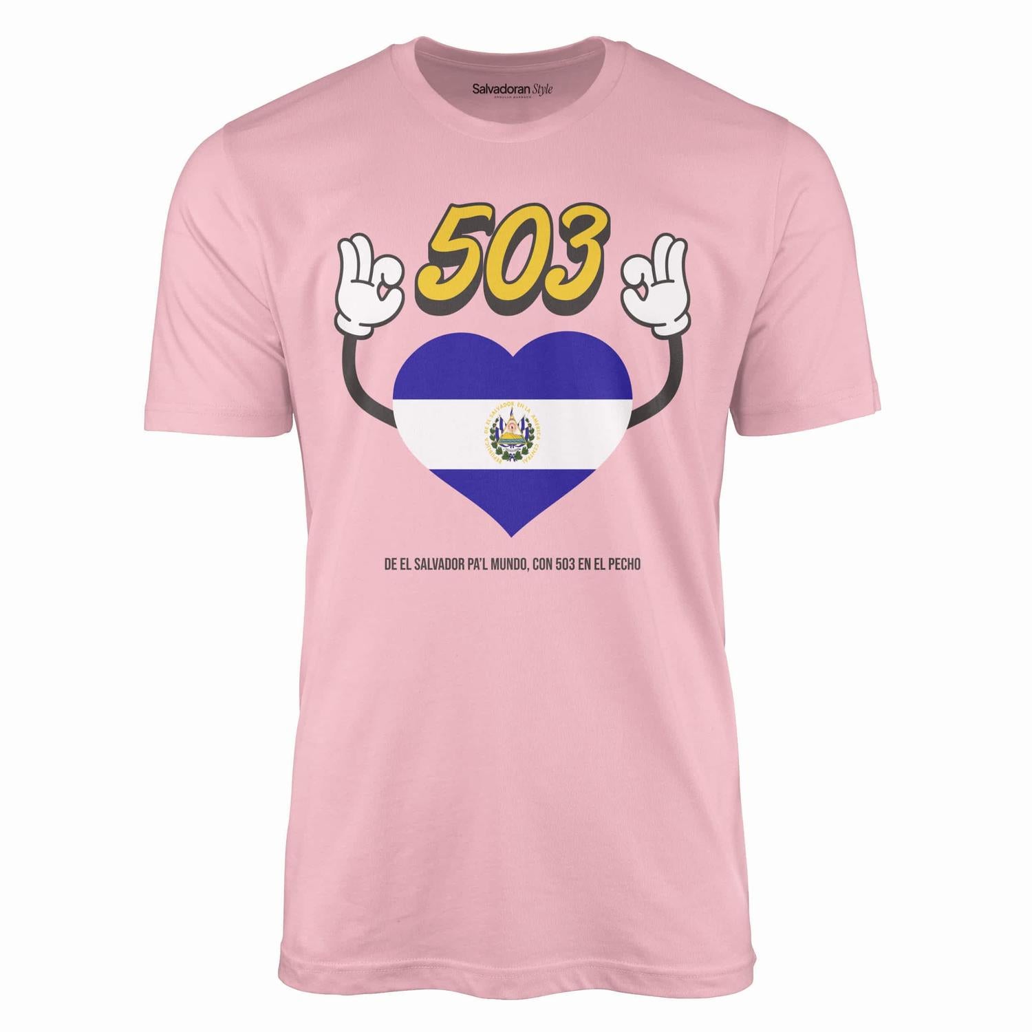 503 El Salvador Heart T-Shirt