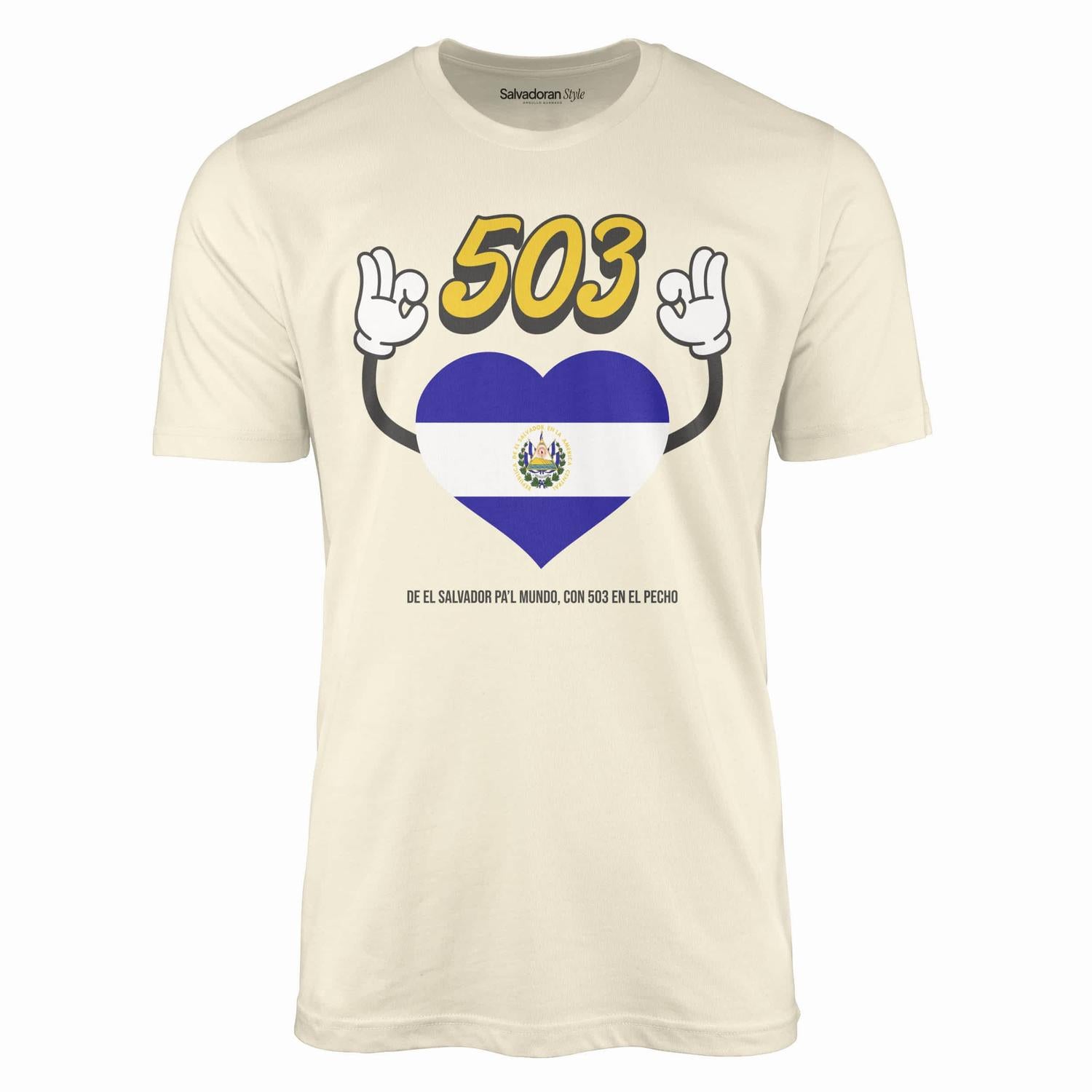 503 El Salvador Heart T-Shirt