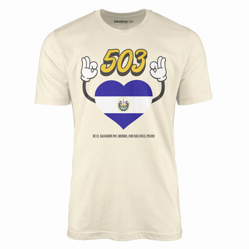 503 El Salvador Heart T-Shirt