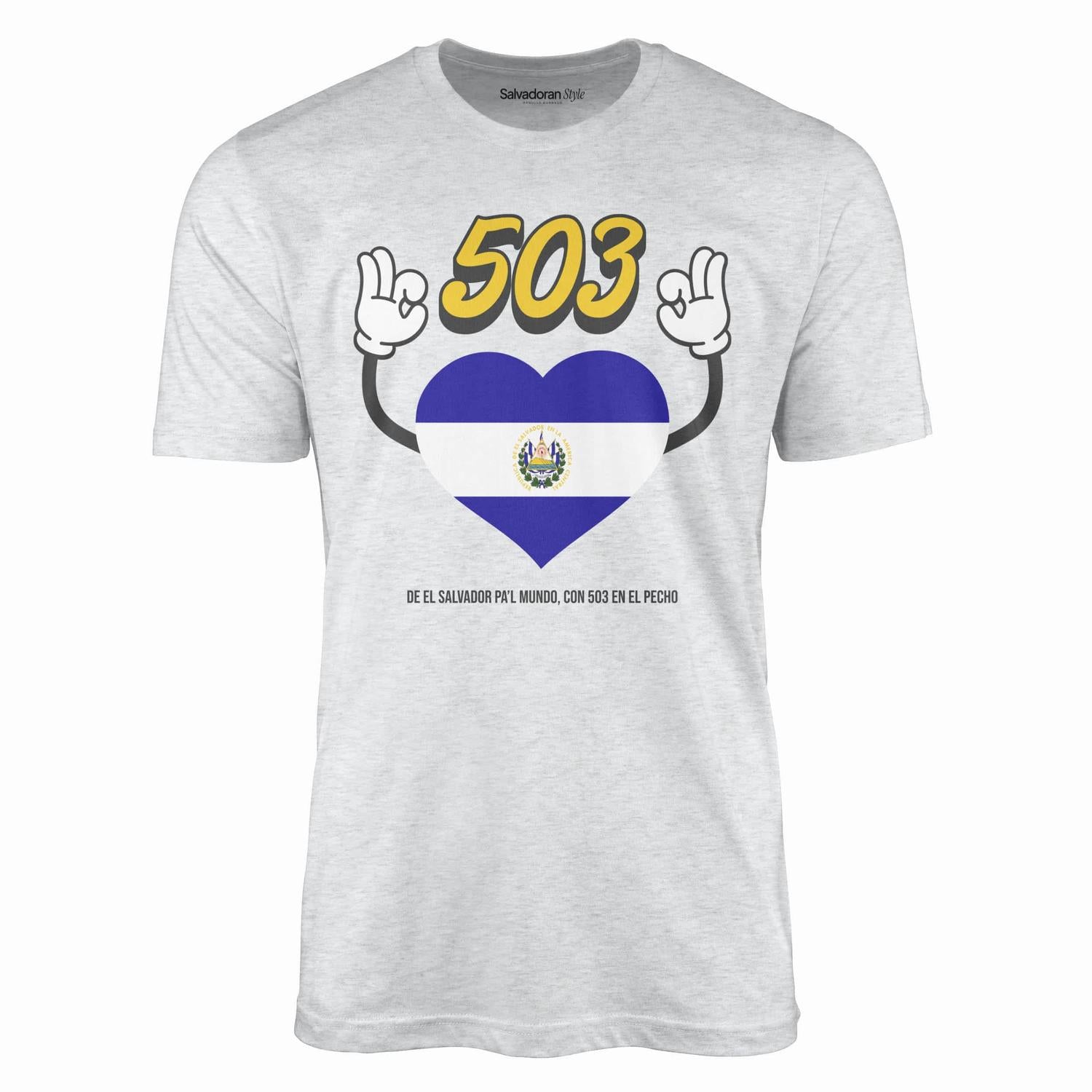 503 El Salvador Heart T-Shirt