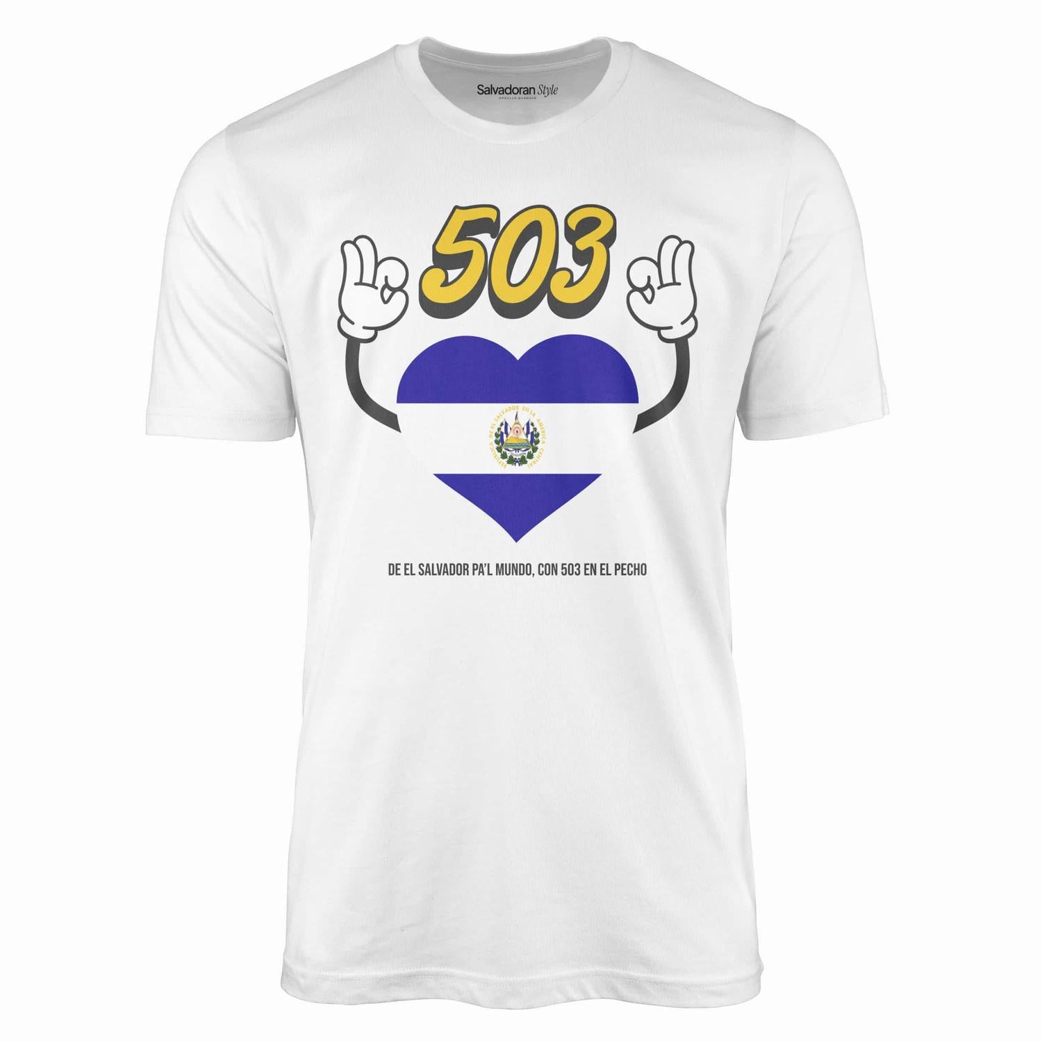 503 El Salvador Heart T-Shirt
