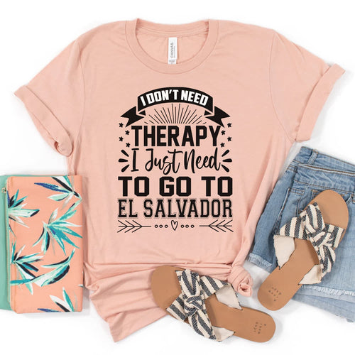 El Salvador Therapy T-Shirt