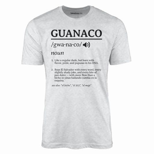 Guanaco Dictionary T-Shirt-T-Shirt-Ash-S-Salvadoran Style