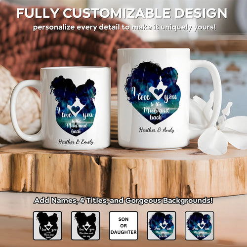 Mother and Child Custom Mug - Personalized Gift