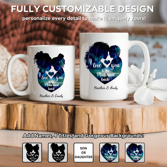 Mother and Child Custom Mug - Personalized Gift