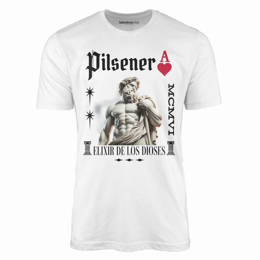 Pilsener El Salvador T-Shirt-T-Shirt-White-S-Salvadoran Style