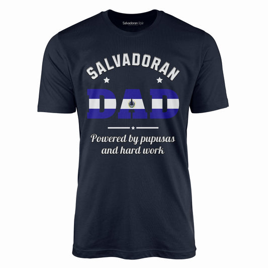 Salvadoran Dad T-Shirt-T-Shirt-Navy-S-Salvadoran Style