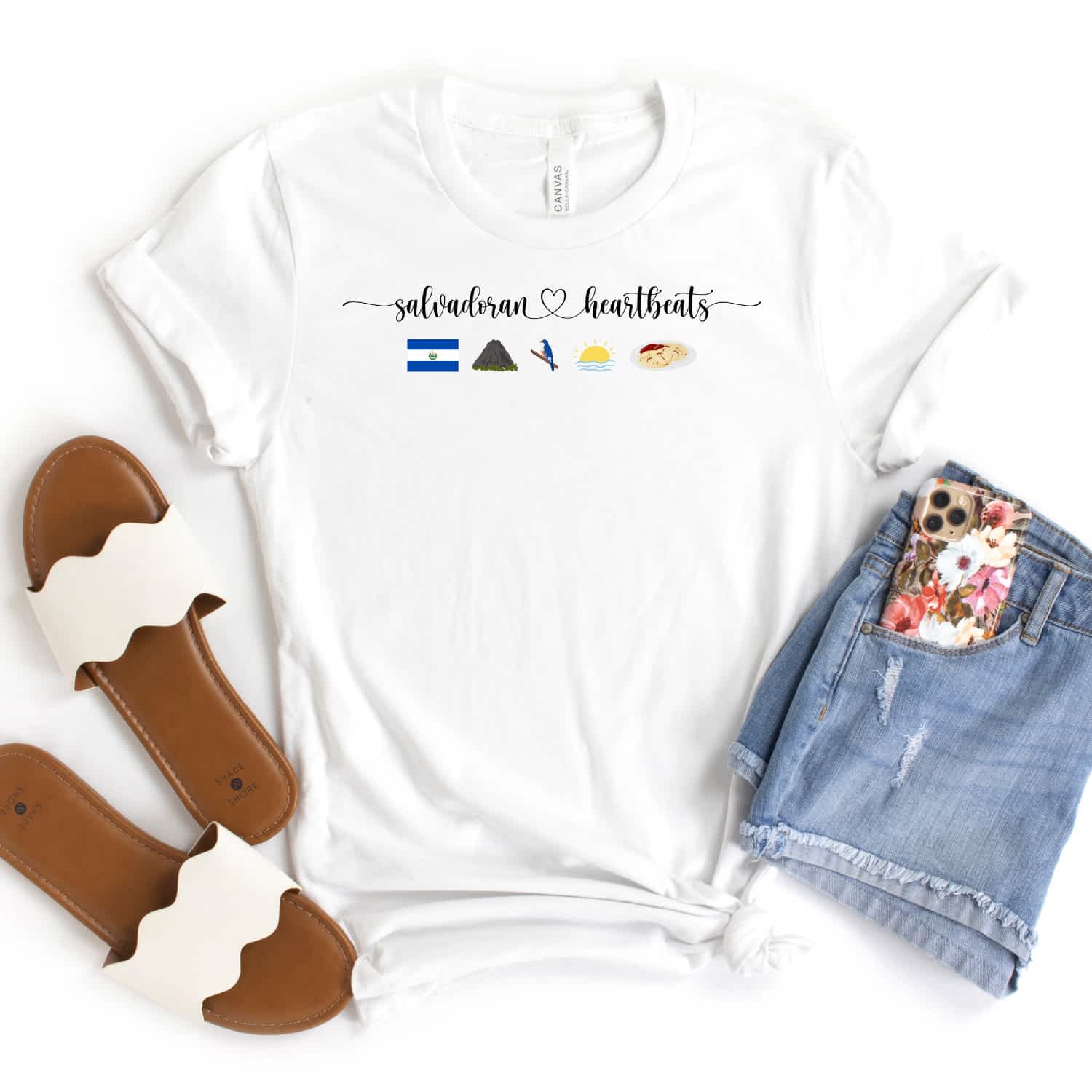 Salvadoran Heartbeats Women’s T-Shirt