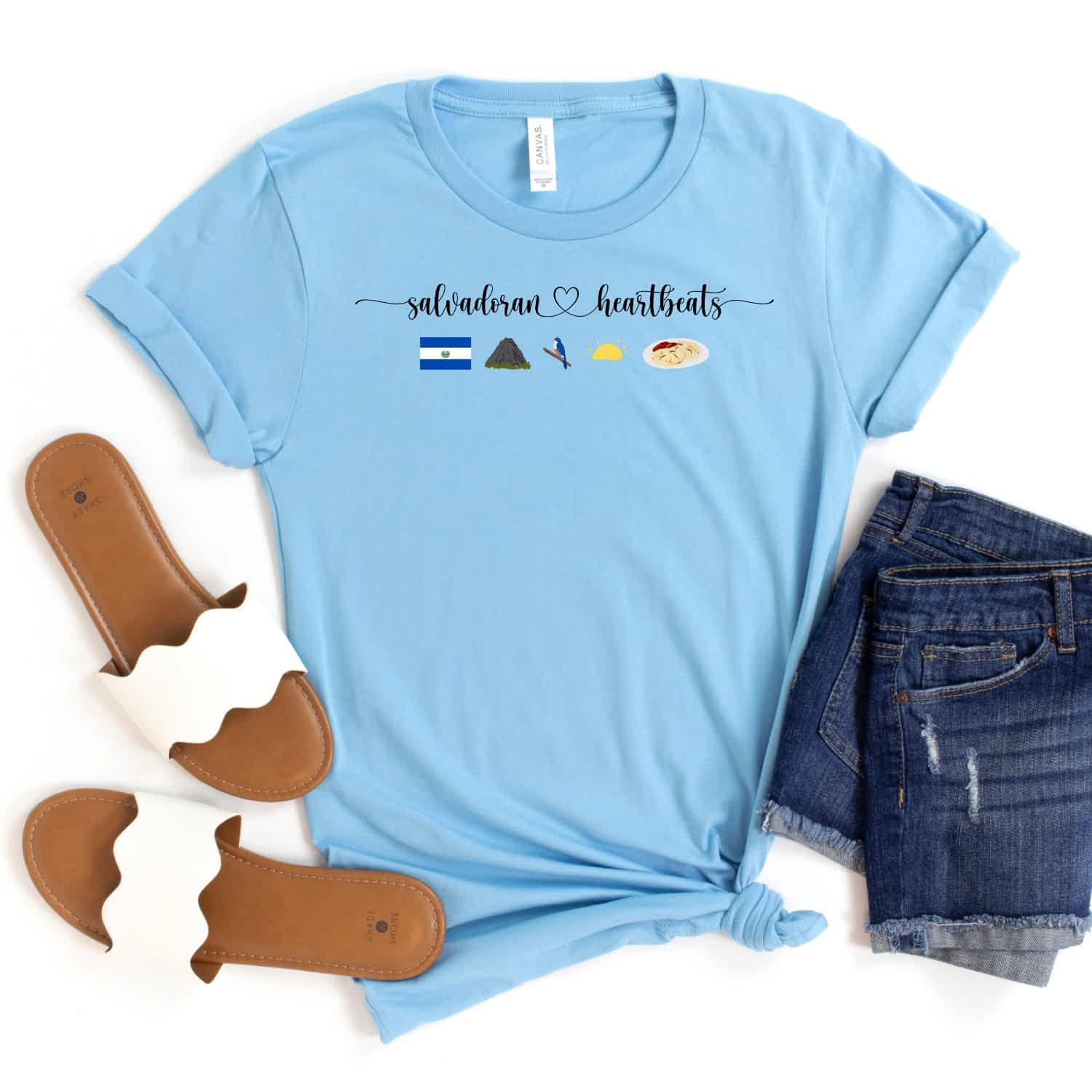 Salvadoran Heartbeats Women’s T-Shirt