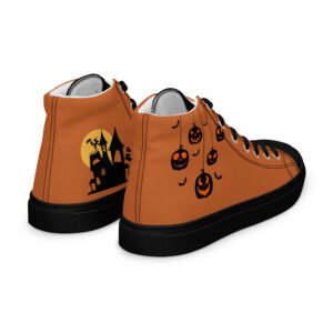 Ghost Coffee High Top Shoes – Halloween Edition